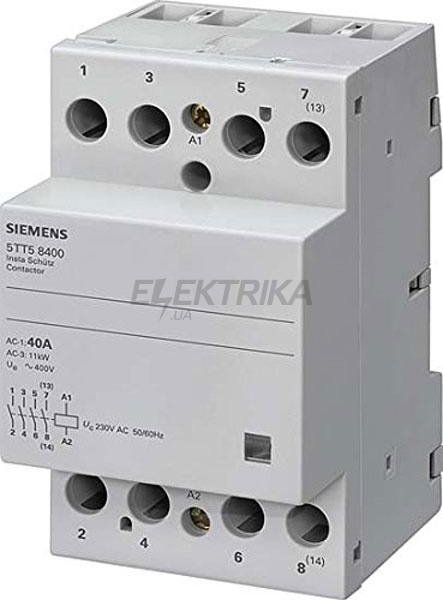 КОНТАКТОР SIEMENS 4НО AC230V 40A