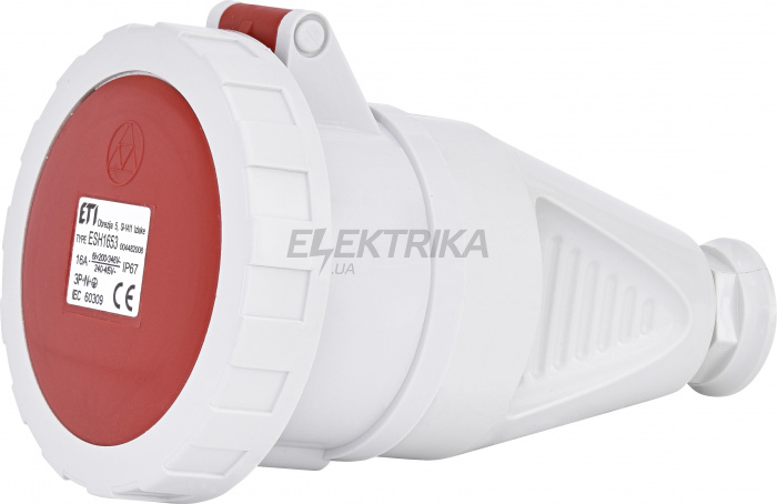 Розетка промислова ETI ESH 1653 004482008