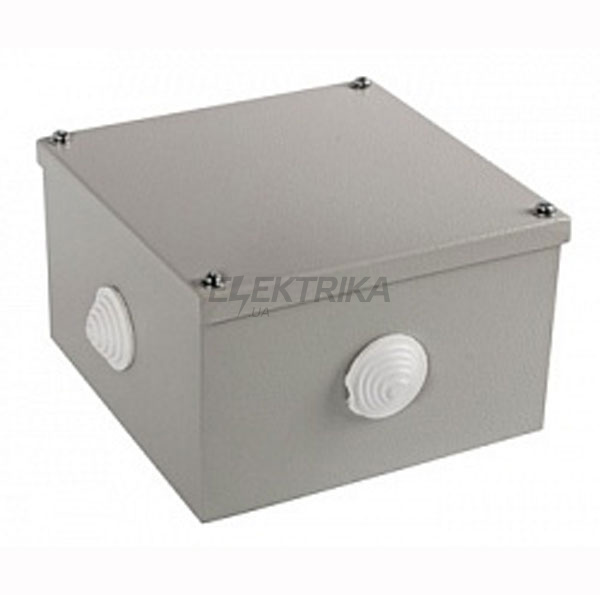 Коробка монтажна металева e.db.stand.kr10.100.100.70.ip54