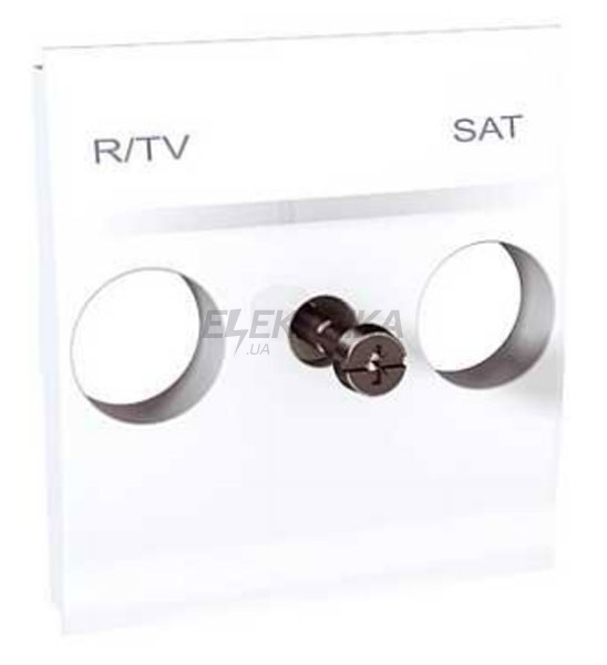 Накладка для розетки TV-R/SAT, 2 модулі, білий