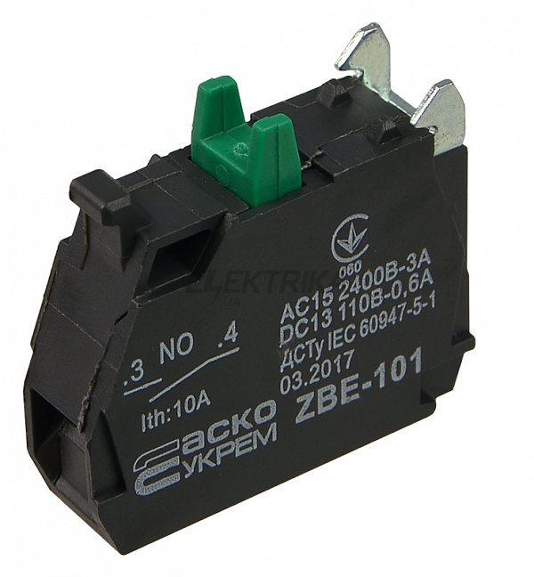 ZBE-101 N/О Контакт для кнопок TB5