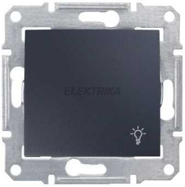 Кнопка "світло" Schneider Electric Sedna графіт (SDN0900170)