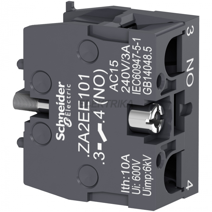 Блок контактів Schneider Electric контактНИЙБЛОК,1АЛЕ ZA2EE101