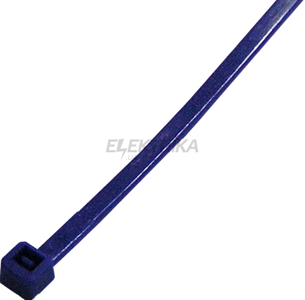 Кабельна стяжка e.ct.stand.400.8.blue (100шт), синя