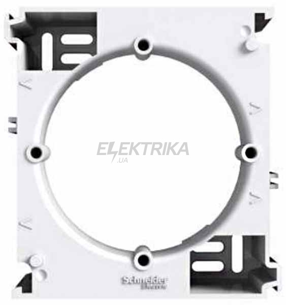 Коробка (підрозетник) Schneider Electric Asfora для зовнішнього монтажу білий (EPH6100121)