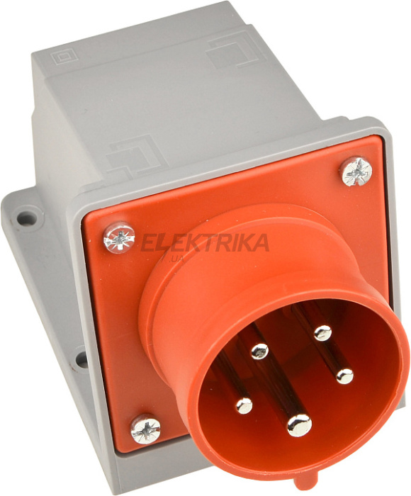 Вилка стаціонарна серії UСombi 5P 16A IP 44 (A0080010139)