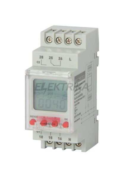 Таймер електронний двоканальний астрономічний e.control.t10