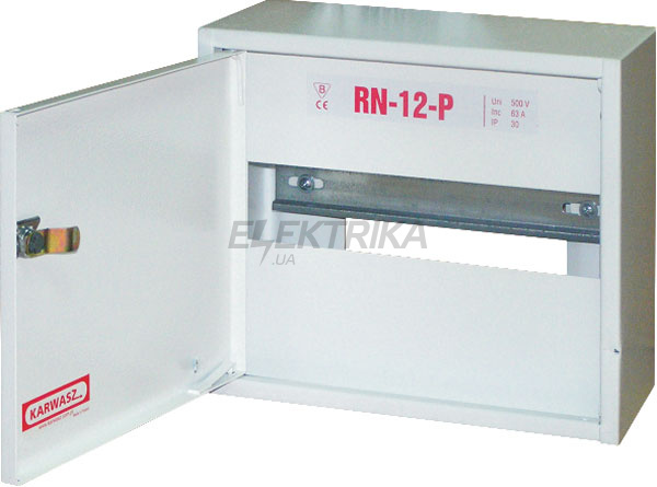 Шафа розподільна e.mbox.RN-12-P мет. навісний, 12 мод. 215х255х125 мм