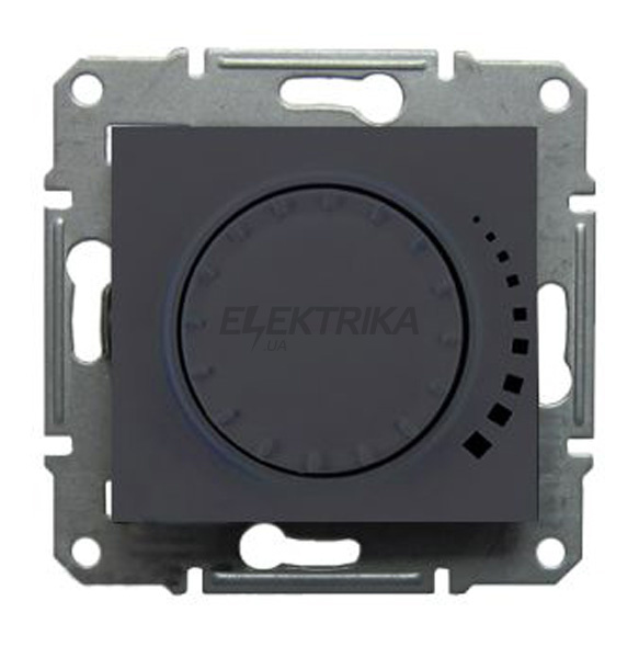 Діммер індуктивний поворотний Schneider Electric Sedna графіт (SDN2200470)