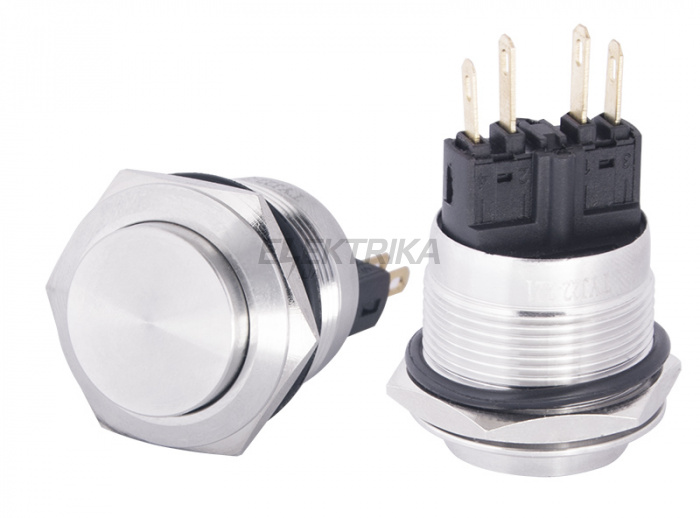 Кнопка металева АСКО-УКРЕМ TYJ 22-221 1NO+1NC (A0140010126)