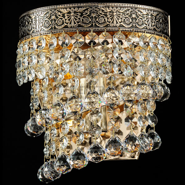 Бра Maytoni Z522-WB1-G Diamant Cristal Twister