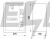 Шафа e.mbox.stand.n.f1.04.z під однофазний лічильник + 4 мод., навісний, із замком