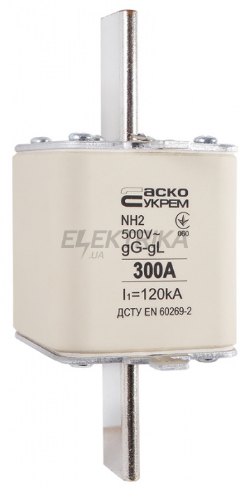 Запобіжник ножовий плавкий АСКО-УКРЕМ NH2 300A gG (A0050010043)