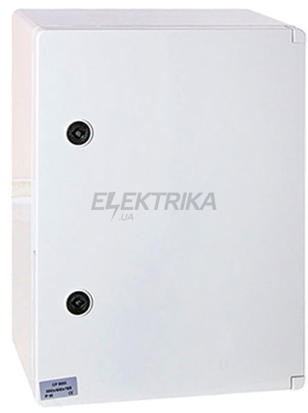 Шафа удароміцна з АБС-пластику e.plbox.400.500.175.blank 400х500х175мм IP65