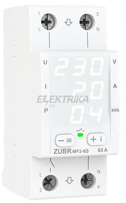 Мультифункціональне реле ZUBR MF2-63