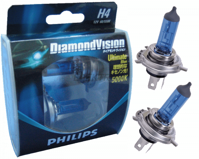 Автомобільна лампа H4 12В 60/55Вт P43t DIAMONDVISION (упаковка – 2 шт.)