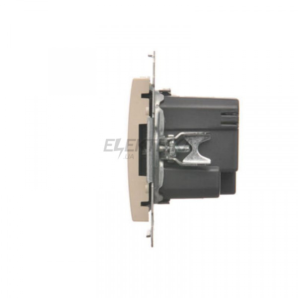 Розетка Simon 54 USB зарядка, подвійна, 2.1А, кремова (DC2USB.01/41)