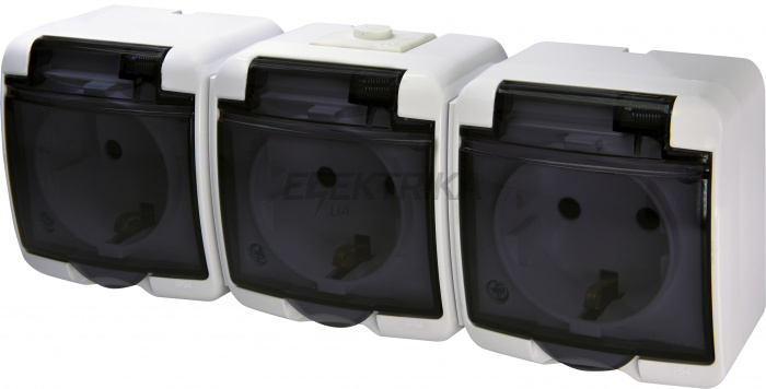 Розетка ETI RHE-3SD 004668024