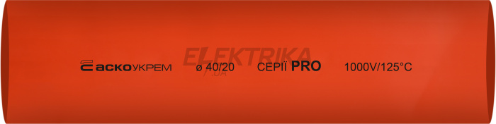 Термоусаджувальна трубка 40,0/20,0 шт. (1м) червона серії PRO(A0150040600)