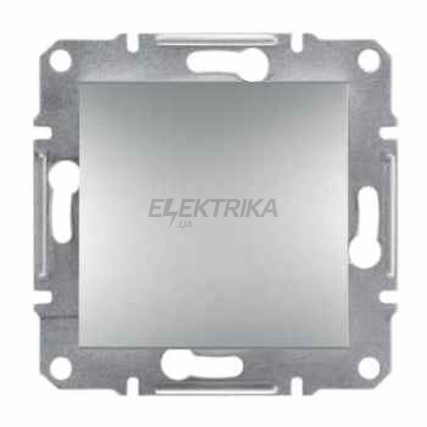 Вимикач кнопковий Schneider Electric Asfora самозатискний алюміній (EPH0700161)