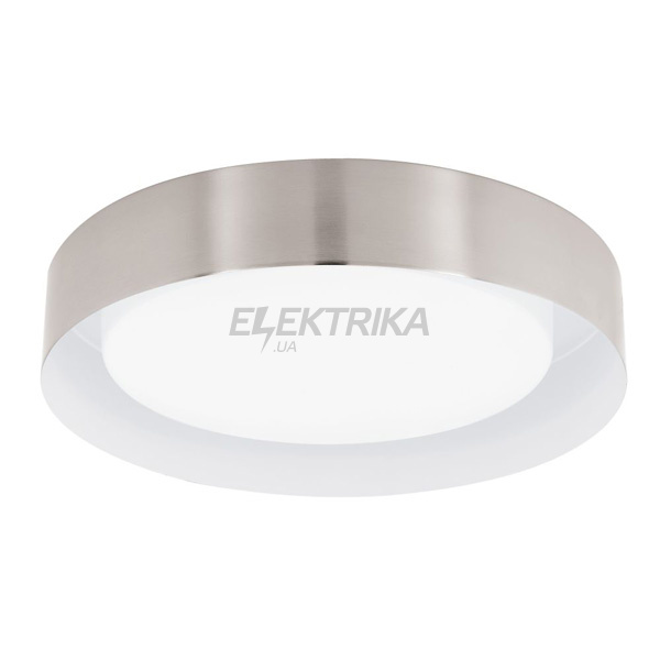 Світильник стельовий "Estosa" 1х12Вт LED, нікель матовий/білий, 94257