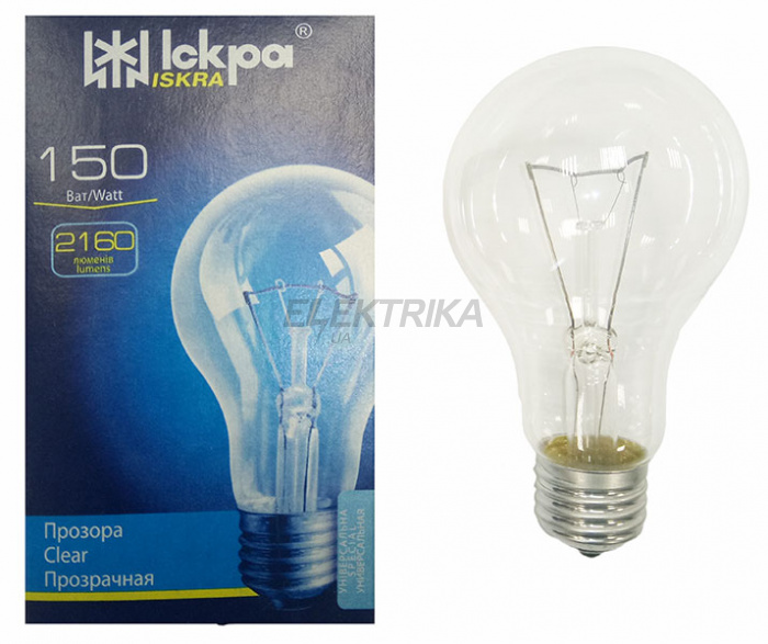 Лампа Іскра PS65 230В 150Вт Е27
