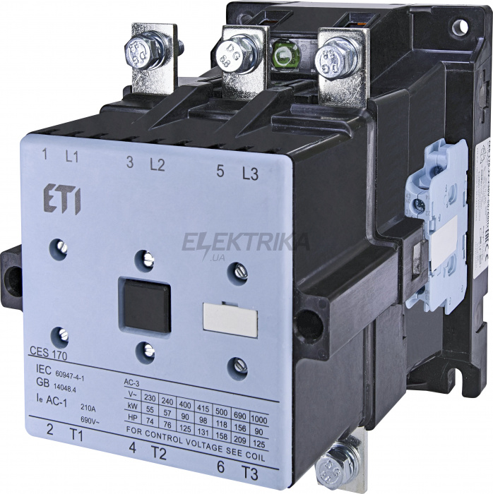 Контактор ETI CES 170.22-230V-50/60Hz 004646569