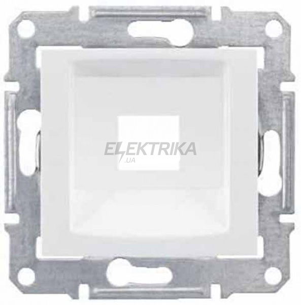 Супорт для конекторів 1м RDM КАТ5Е 6 UTP Schneider Electric Sedna білий (SDN4300421)