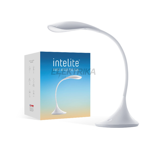Настільний світильник Intelite Desklamp 6W white (DL3-6W-WT)