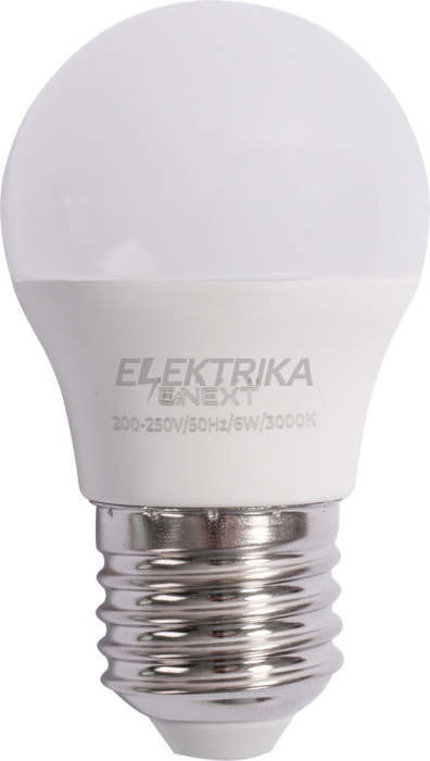 Лампа світлодіодна e.LED.lamp.P45.E27.6.4000, 6Вт, 4000К (l0650623)