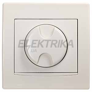 Світлорегулятор поворотний Anya, слонова кістка, Schneider Electric