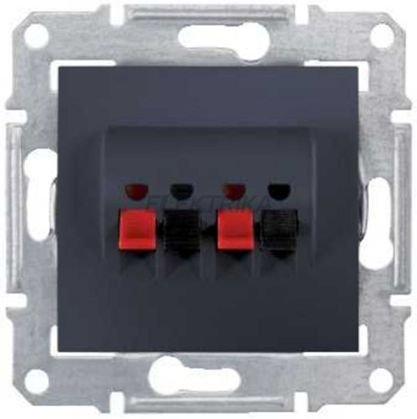 Аудіорозетка Schneider Electric Sedna графіт (SDN5400170)