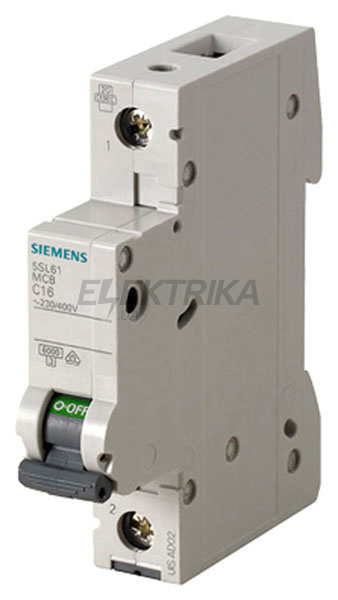 АВТОМАТ ЗАХИСТУ SIEMENS 230/400V 6KA, 1-ПОЛ., B, 6A