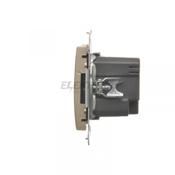 Розетка Simon 54 USB зарядка, подвійна, 2.1А, золото (DC2USB.01/44)