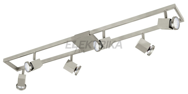 Спот "Zeraco" 6х5Вт GU10 LED, нікель матовий, 93679