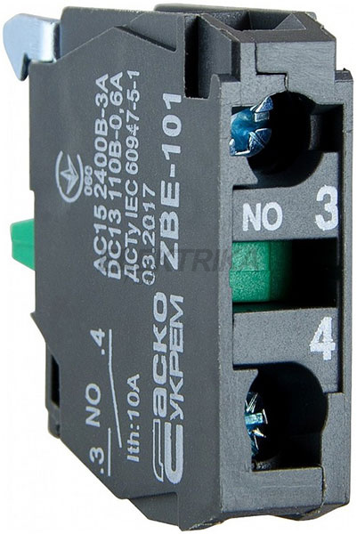 ZBE-101 N/О Контакт для кнопок TB5