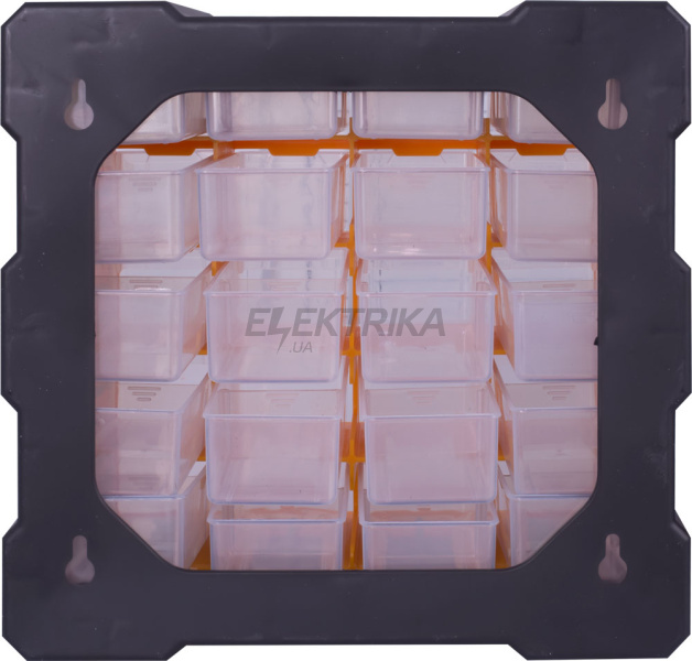 Органайзер пластиковий, e.toolbox.pro.18, 20-секційний 267х157х262мм (t011018)