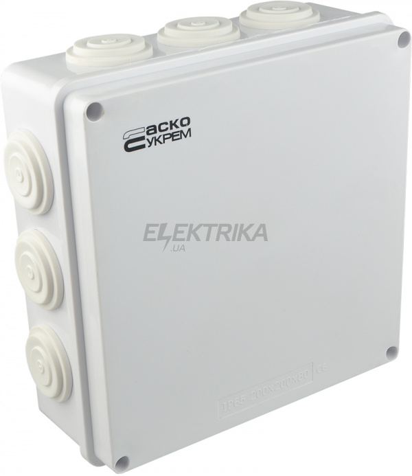 Коробка розподільна АСКО-УКРЕМ РК 200*200*80 (TY-RA) (A0150170023)