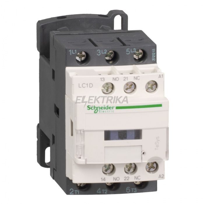 Контактор Schneider Electric Контактор 3р, 9А, НО + НЗ, 42В50Гц. LC1D09D7
