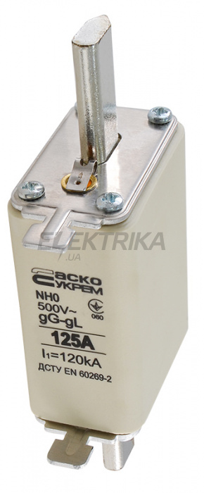 Запобіжник ножовий плавкий АСКО-УКРЕМ NH0 125A gG (A0050010025)