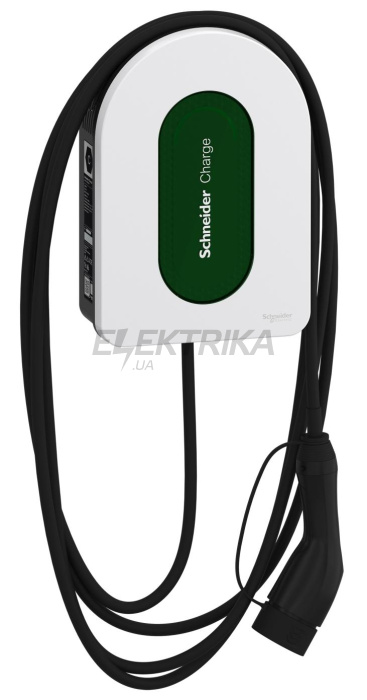 Зарядна станція Schneider Charge, 1P+N, attached cable 7m, 7.4kW, 32A (EVH5A07N2C7)