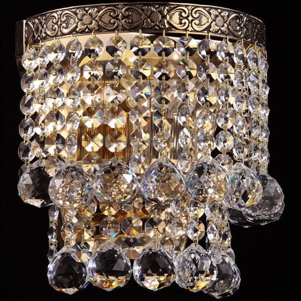 Бра Maytoni BA783-WB1-G Diamant Cristal Gala