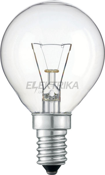 Лампа розжарювання Stan 40W E14 230V P45 CL 1CT/10X10F
