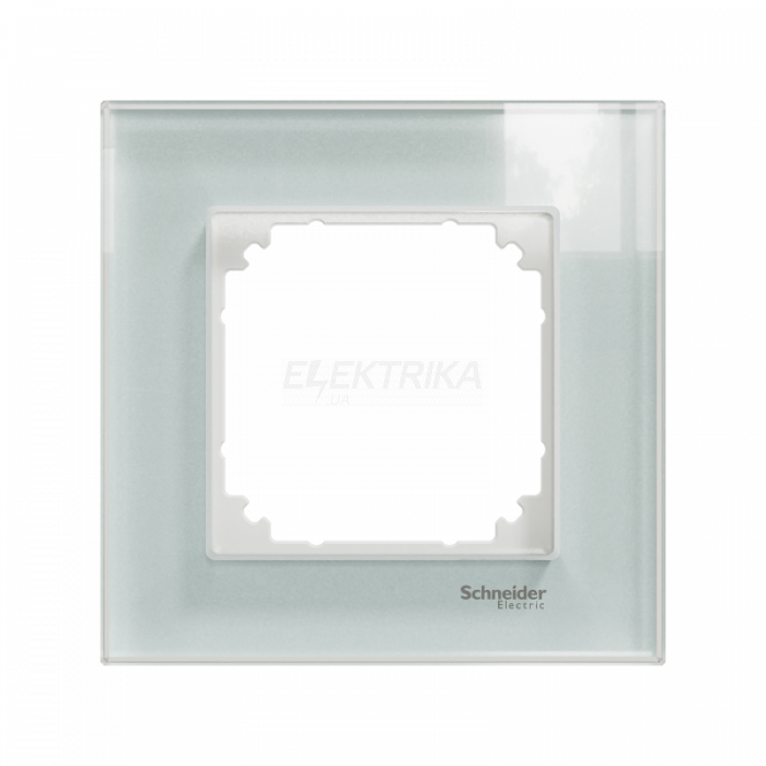 Рамка скло M-Elegance 1-а., «Білий кристал» (MTN4010-3220)