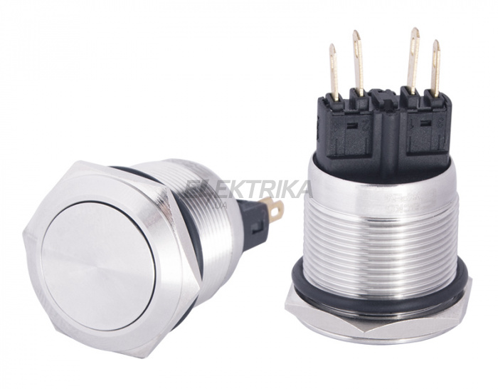Кнопка металева АСКО-УКРЕМ TYJ 22-211 1NO+1NC (A0140010124)