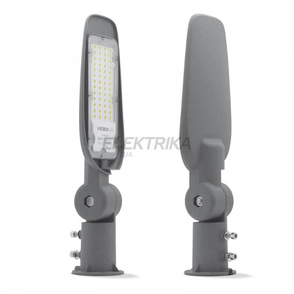 LED ліхтар вуличний VIDEX (поворотний) 30W 5000K Темно-сірий (VL-SLe14-305)