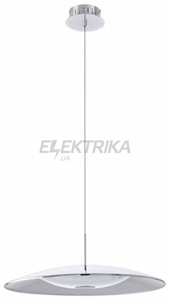 Світильник підвісний 1х18Вт LED, білий/нікель, 92099