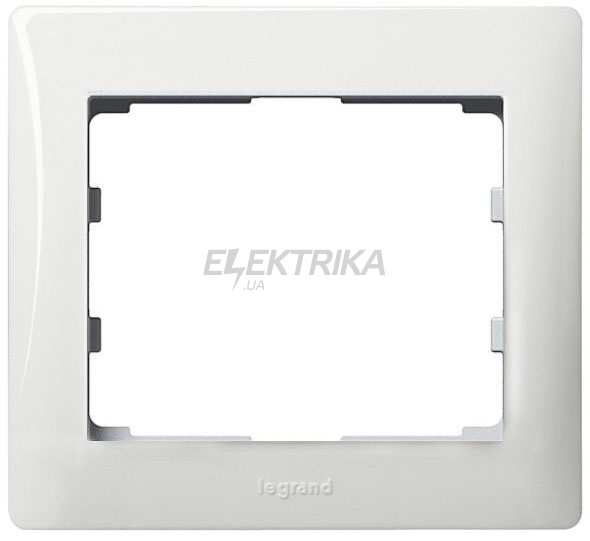 Рамка горизонтальна, білий, 1-постова, Galea Life, Legrand