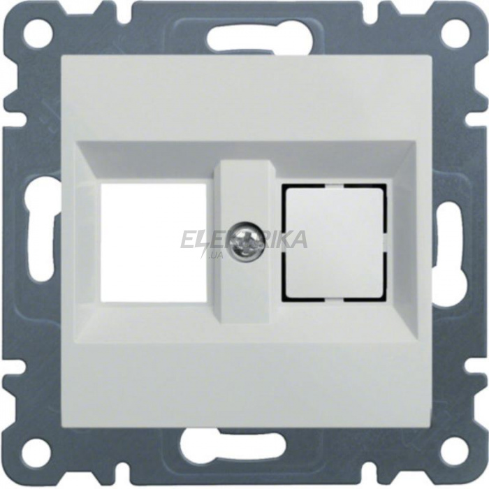 Панель подвійна RJ12/RJ45 Lumina2 Hager біла (WL2320)