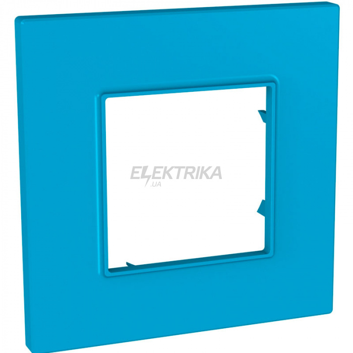 Рамка 1 пост Schneider Electric Unica Quadro aqua (MGU4.702.26)